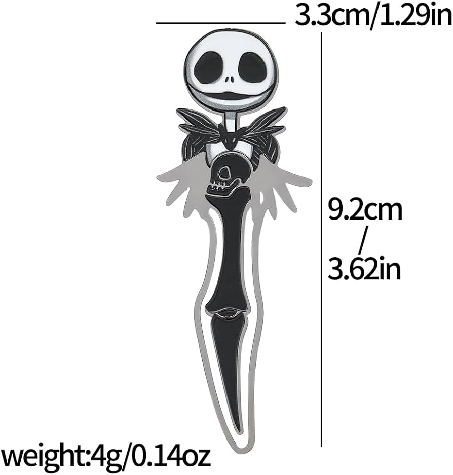 Marcapáginas "Jack Skellington"