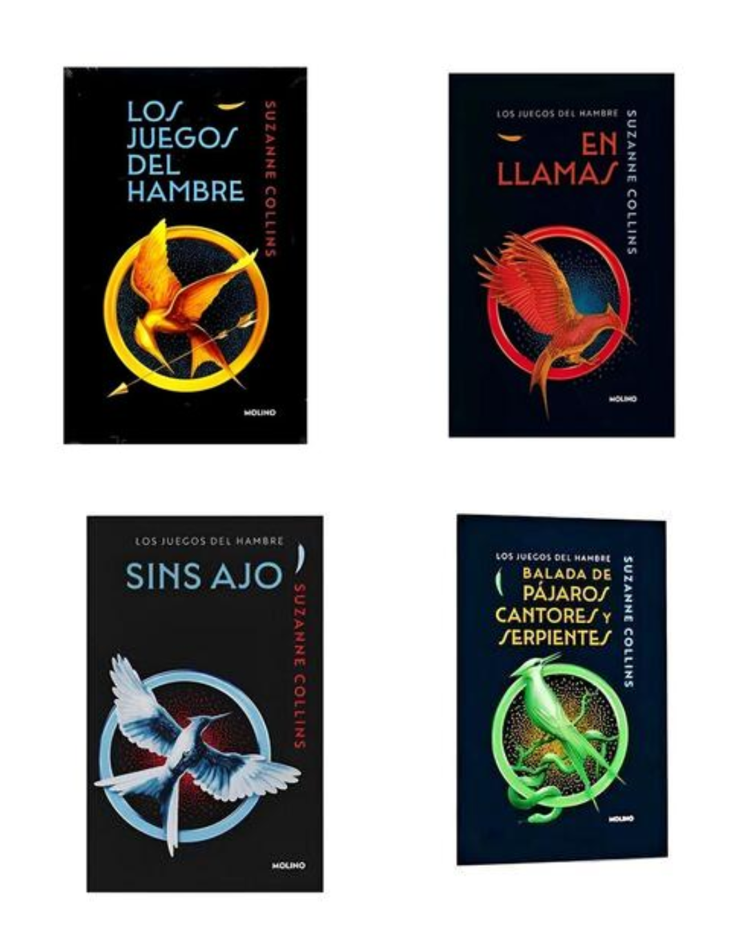SAGA LOS JUEGOS DEL HAMBRE (4 LIBROS)