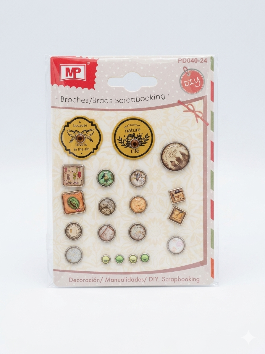 Broches Scrapbooking