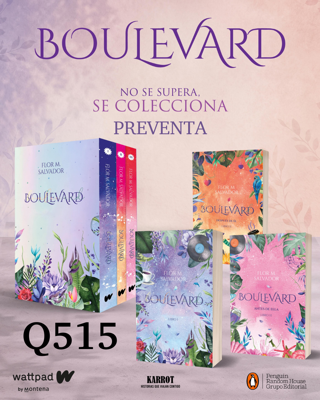 PACK BOULEVARD NUEVA EDICIÓN (3 LIBROS) - PREVENTA