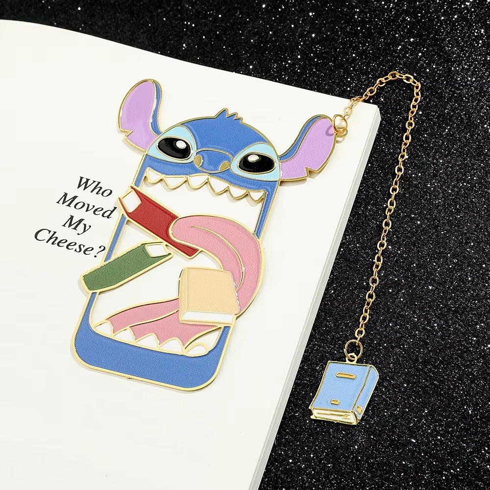 Separador " Stitch Devora Libros"