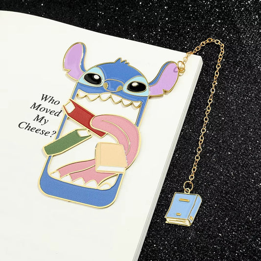 Separador " Stitch Devora Libros"