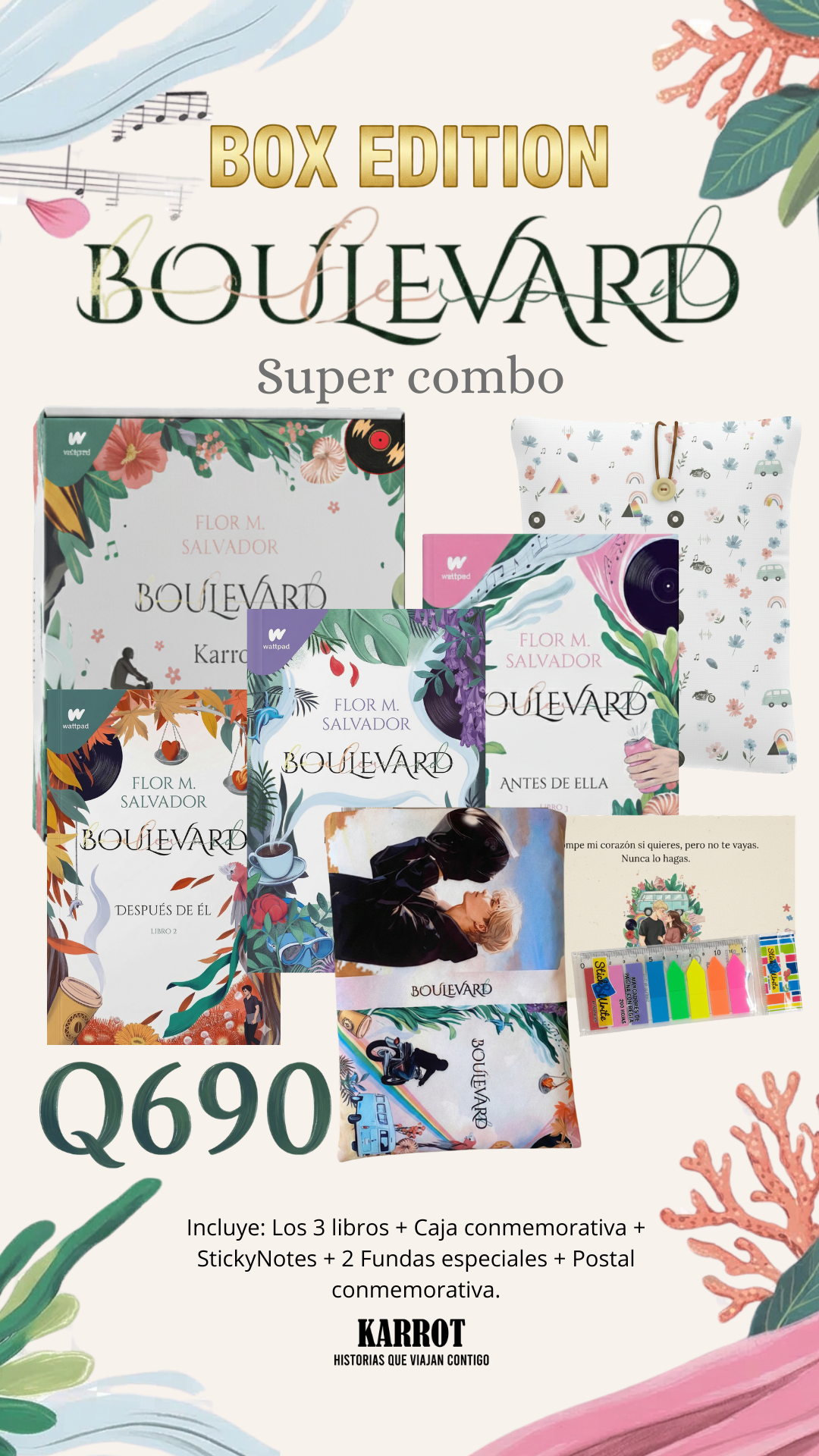 Super Combo Boulevard - Caja literaria (3 libros)