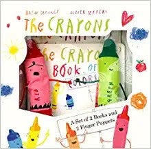 THE CRAYONS: A SET OF BOOKS AND FINGER PUPPETS