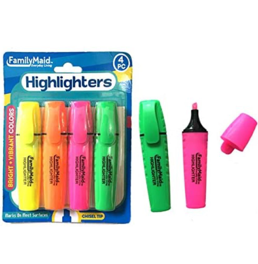 Resaltadores 4pcs