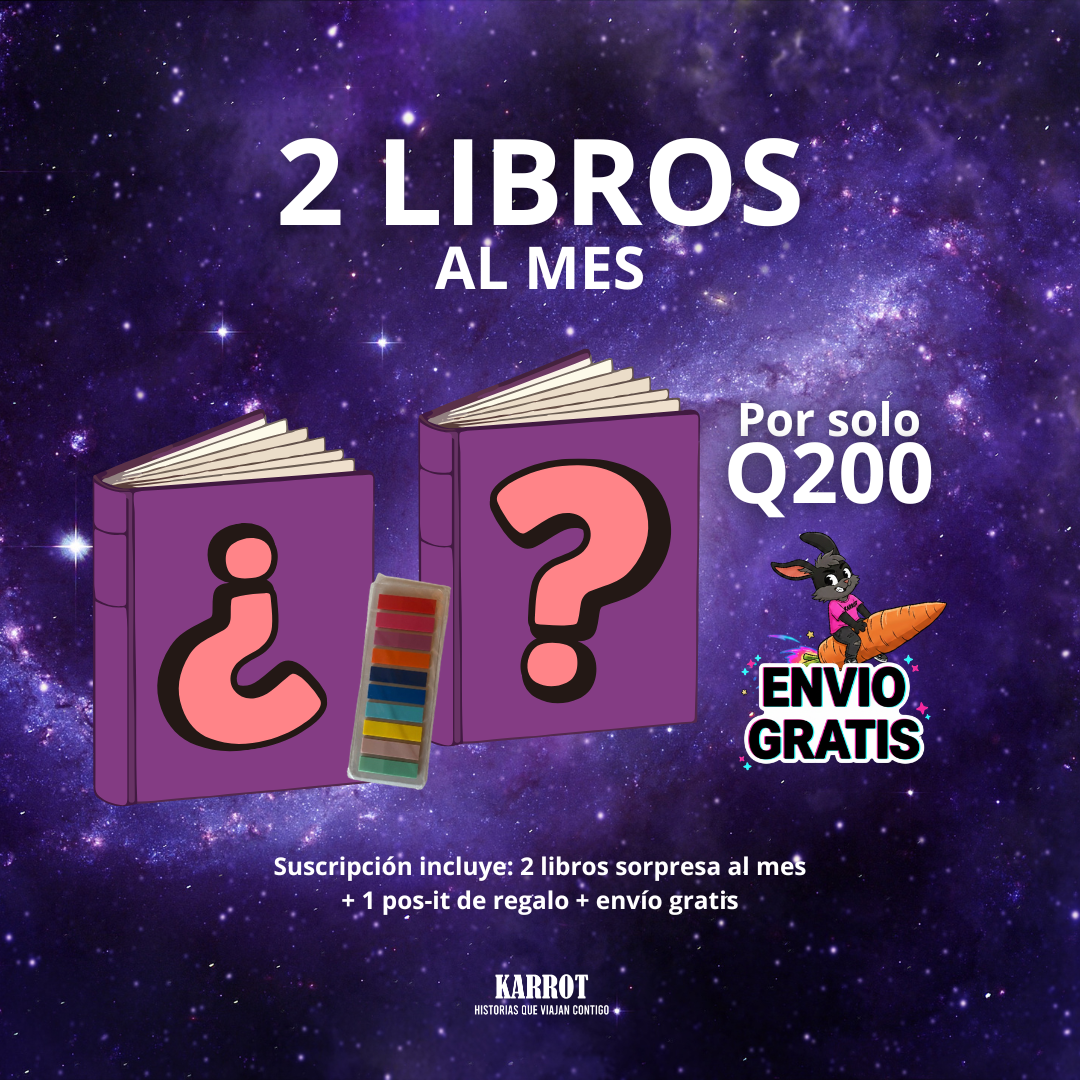 SUSCRIPCIÓN MENSUAL - 2 LIBROS AL MES