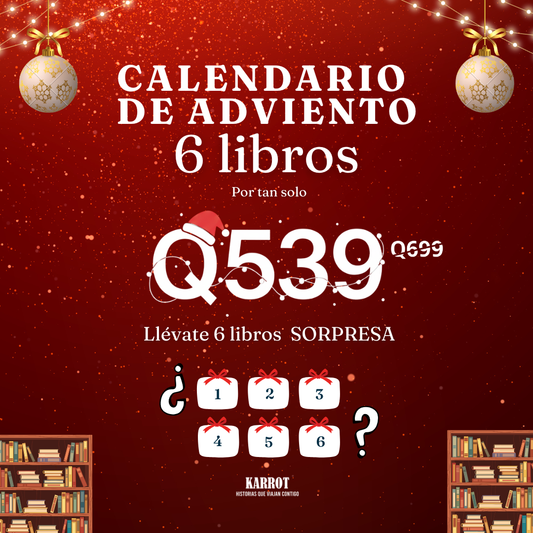 CALENDARIO DE ADVIENTO DE 6 LIBROS
