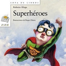 SOPA DE LIBROS BLANCO: SUPERHÉROES