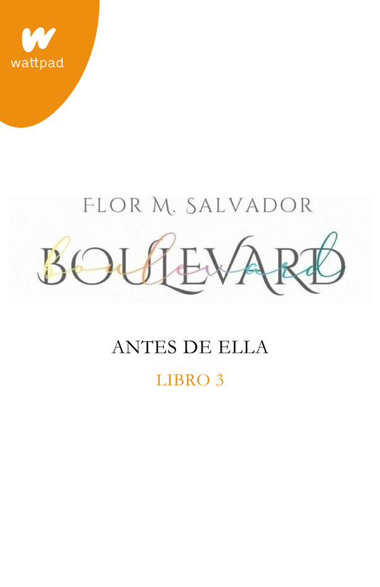 BOULEVARD 3 ANTES DE ELLA (Preventa) portada real pendiente de confirmarse