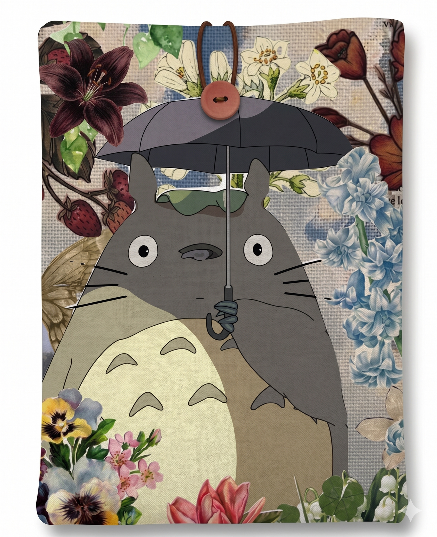 Funda para libros - Totoro naturaleza