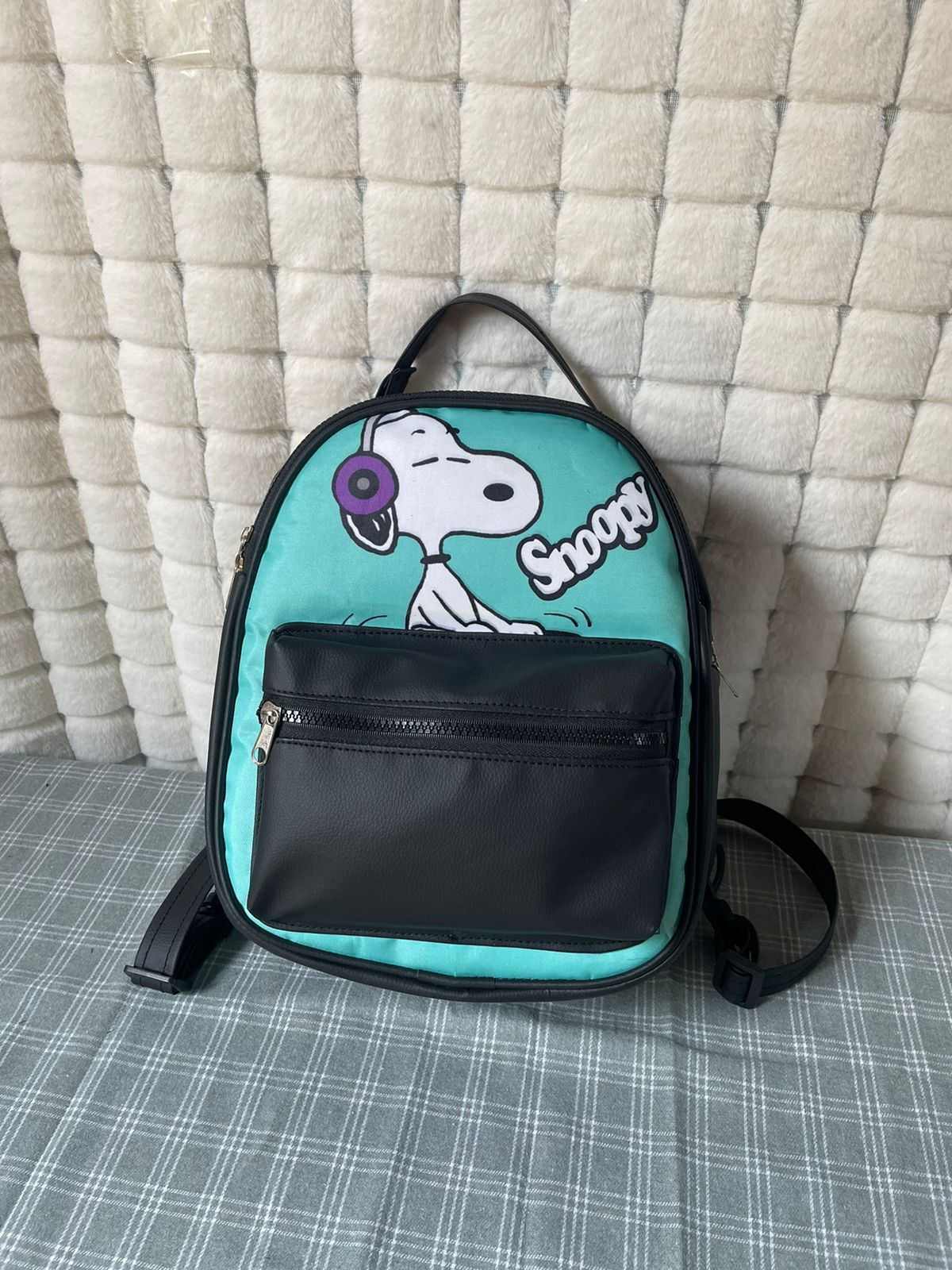 Mochila de Snoopy (turquesa) (Tamaño carta)