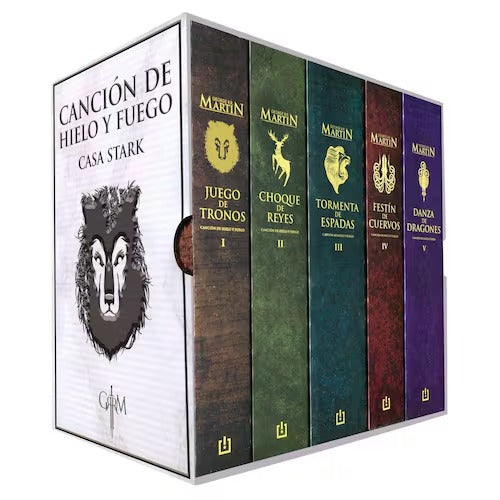 PACK JUEGO DE TRONOS: ARTE CASA STARK (IncluyeLlavero "Winter is Coming")