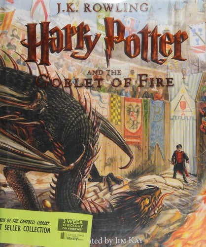 HARRY POTTER 4: THE GOBLET OF FIRE ILLUSTRATED 
 EDITION
