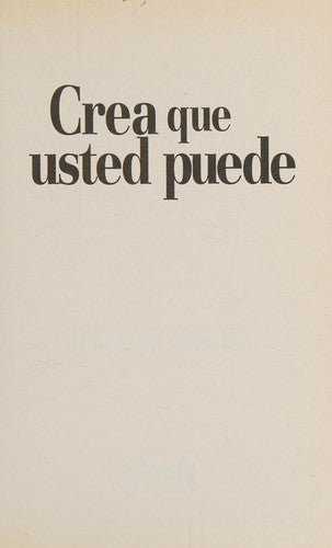 CREA QUE USTED PUEDE