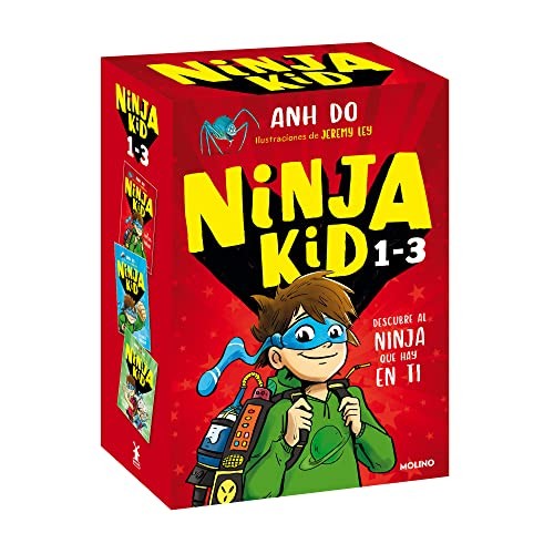 NINJA KID ESTUCHE (1-2-3: DE TIRILLAS A NINJA, EL NINJA VOLADOR Y EL RAYO NINJA)