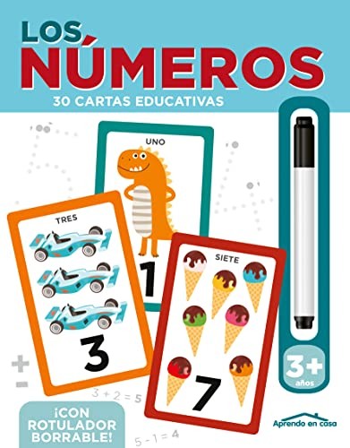 LOS NUMEROS (CON TARJETAS EDUCATIVAS Y ROTULADOR)