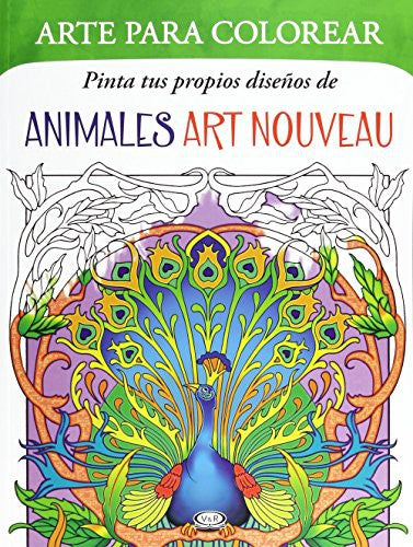 PINTA TUS PROPIOS DISEÑOS DE ANIMALES ART NOUVEAU