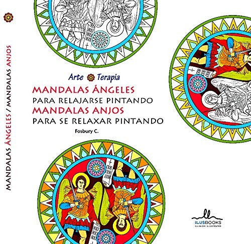 MANDALAS ÁNGELES, PARA RELAJARSE PINTANDO
