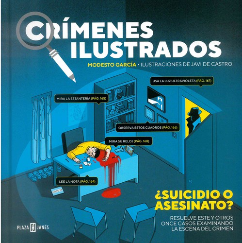 CRIMENES ILUSTRADOS: ¿SUICIDIO O 
 ASESINATO?