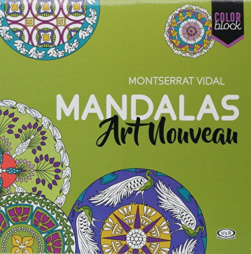 MANDALAS ART NOUVEAU COLOR BLOCK