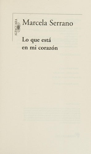 LO QUE ESTA EN MI CORAZÓN