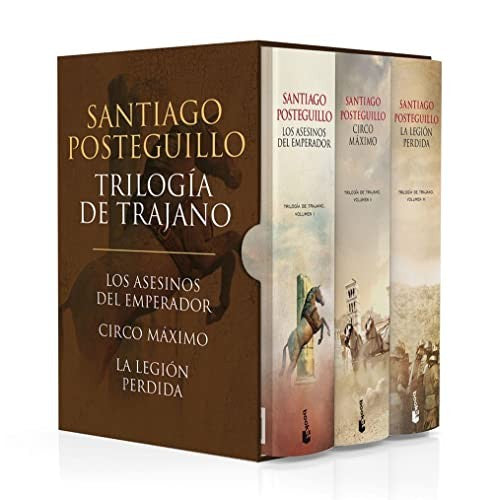 ESTUCHE TRILOGIA DE TRAJANO (ASESINOS DEL EMPERADOR, CIRCO MAXIMO, LEGION PERDIDA)