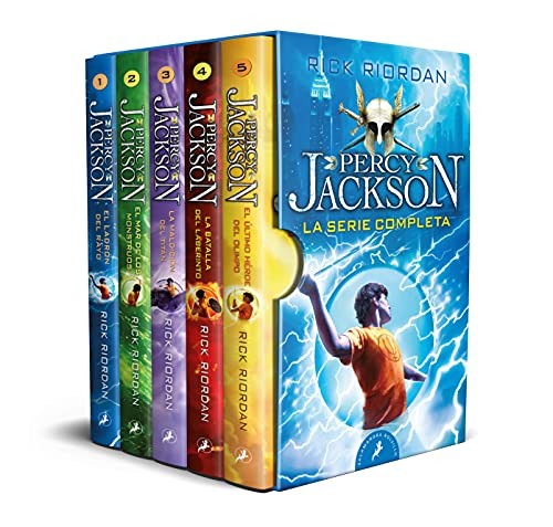 PACK PERCY JACKSON Y LOS DIOSES DEL OLIMPO - LA SERIE COMPLETA